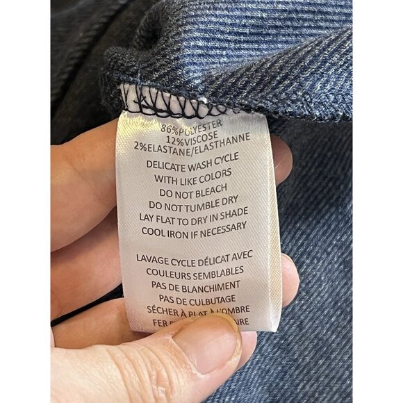 Robert Barakett Quarter Zip Sweater Blue Size Medium - Picture 11 of 14